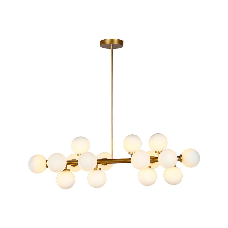 LED STUDIO - LÁMPARA COLGANTE LED STUDIO BUBBLE (SIN AMPOLLETA G9) DORADO