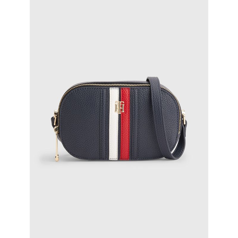 TOMMY HILFIGER - Cartera Element Global Stripe Azul Tommy Hilfiger