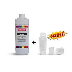 MALIK - Tinta Negra 1 Litro Con Botella T544 para Epson Ecotank L3110
