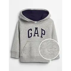 GAP - Polerón Con Gorro Logo Gris