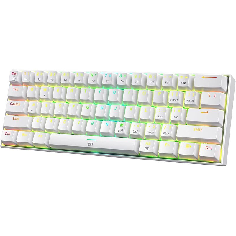 REDRAGON - Teclado redragon K630 white Dragonborn modelo tipo 60