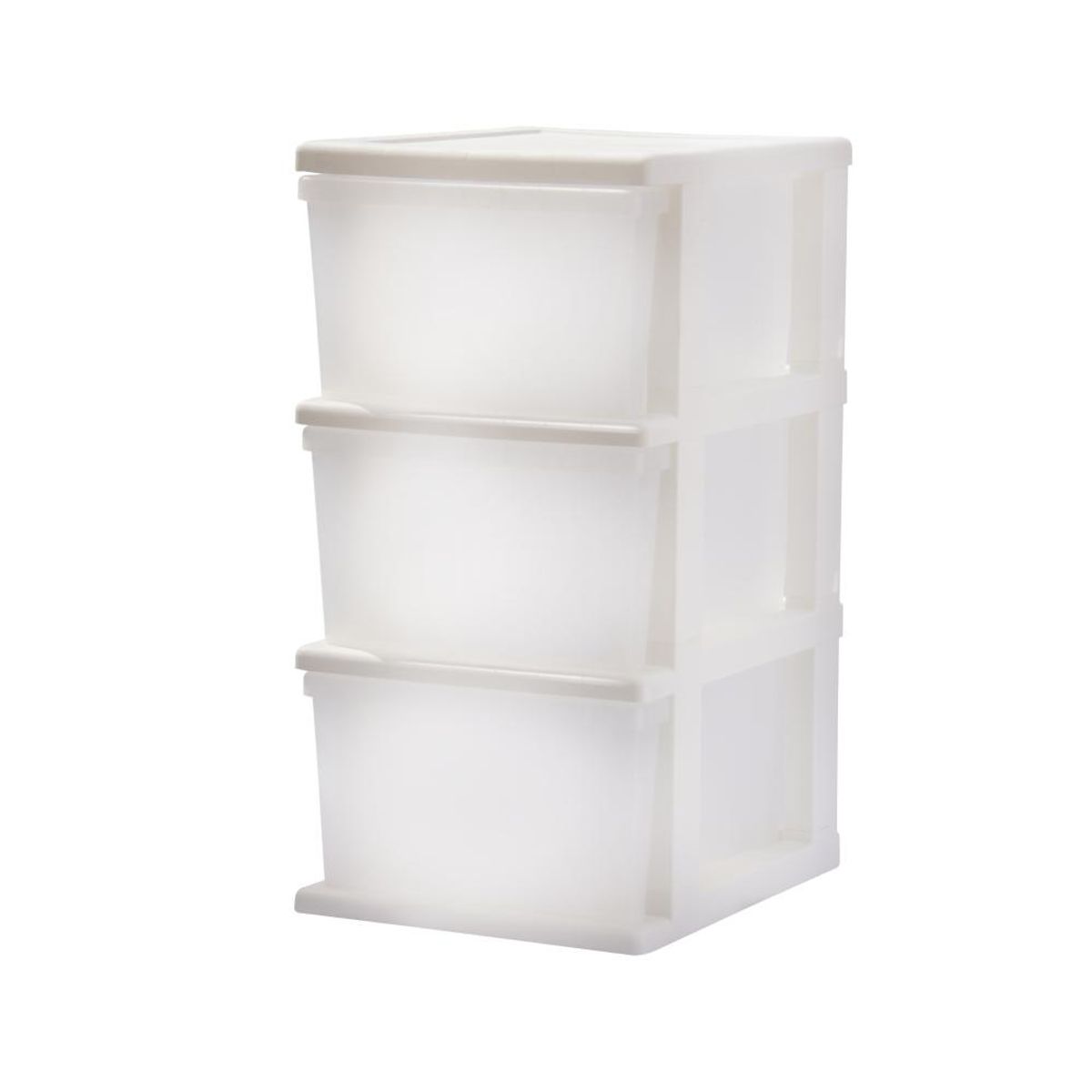 WENCO - Cajonera Plastico Blanco 3 Cajones armable Wenco WENCO.