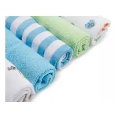 GENERICO - Toalla De Bebe Facial 8 Unidades NIÑO