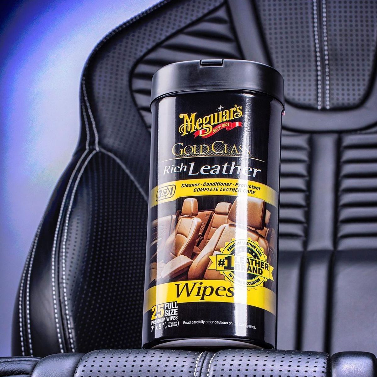 MEGUIARS - Limpiador De Cuero Meguiars Gold Class Rich Leather Wipes