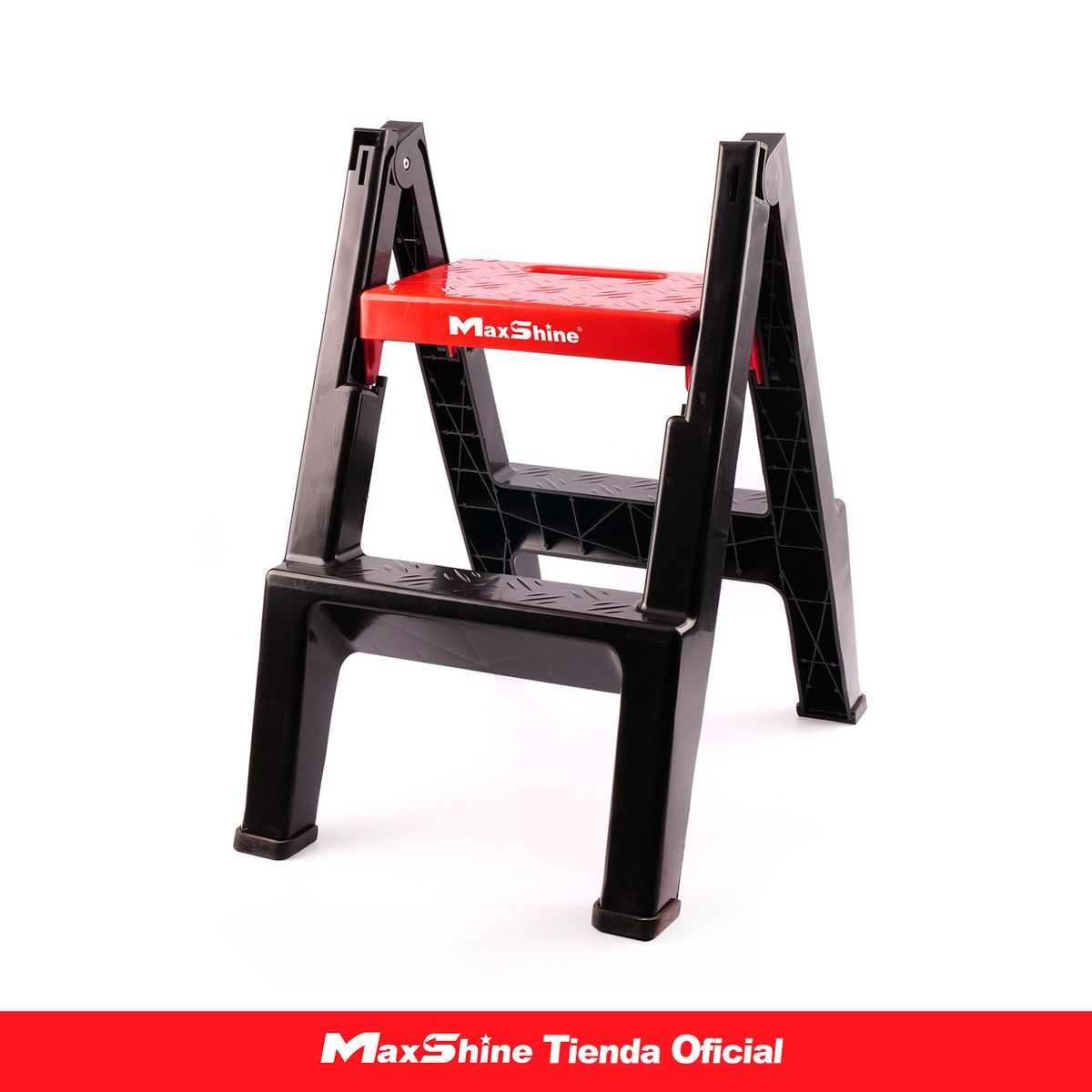MAX SHINE - Escalera para Detallado Folding Step Car Wash Stool