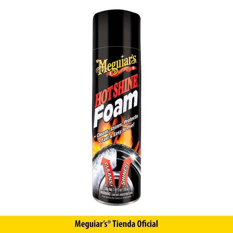 MEGUIARS - Renovador De Neumáticos Espuma Meguiar´s Hot Shine Tire Foam