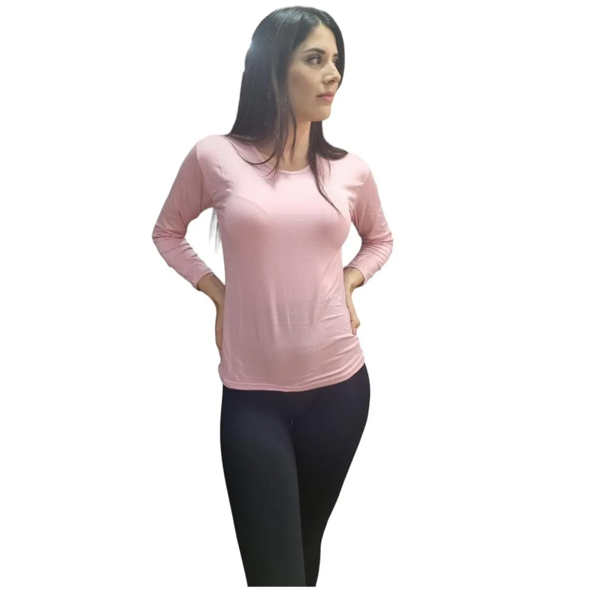 AGW - Pack 3 Camisetas Mujer Bambú Sin Polar