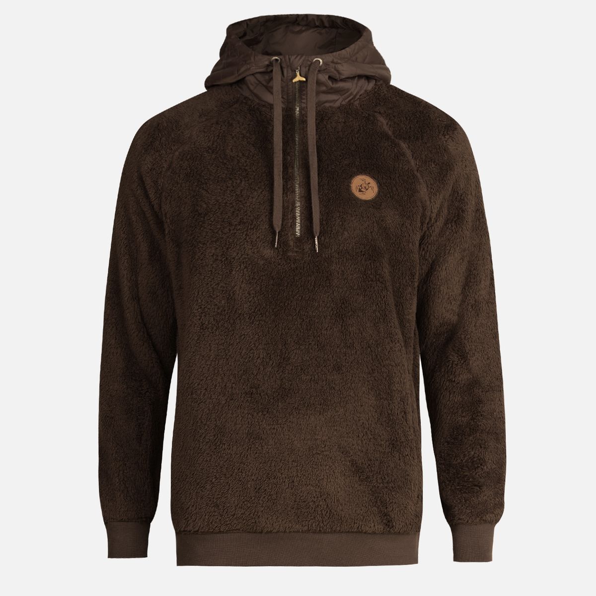 HAKA HONU - Poleron Hombre Cangur-oso Café Haka Honu