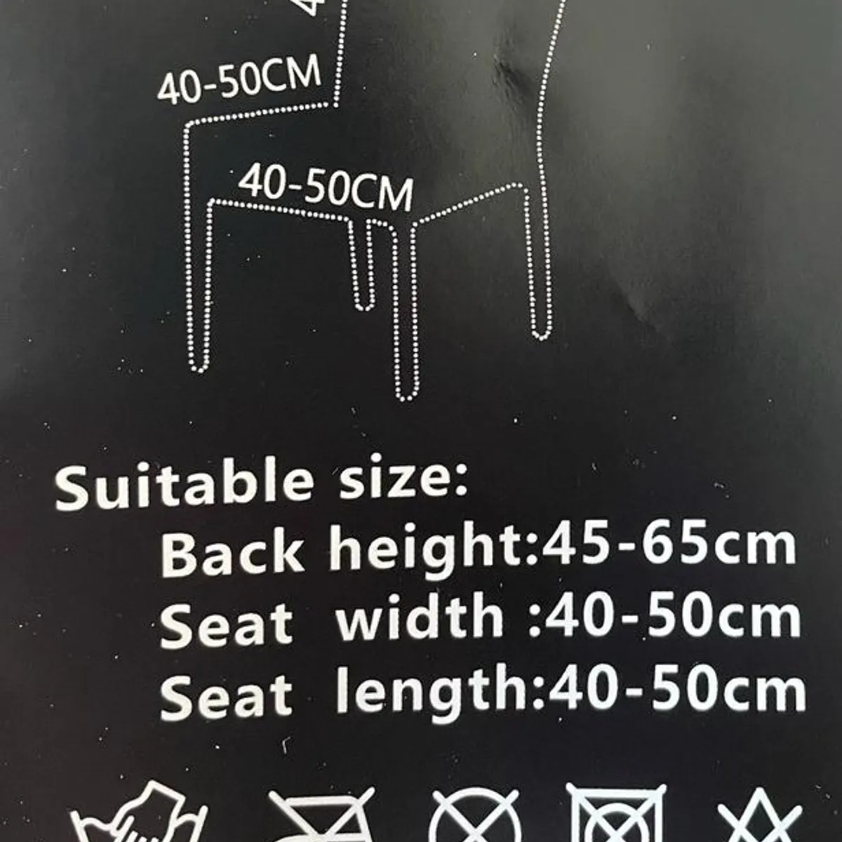 GENERICO - Pack de 06 Fundas para Sillas Tela Cuadrille Beige