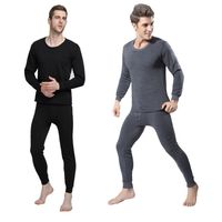 X3 Calzoncillos Largo Hombre - Algodón Con Forrado Interior De Polar