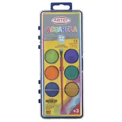 ARTEL - Estuche Acuarela 12 Colores