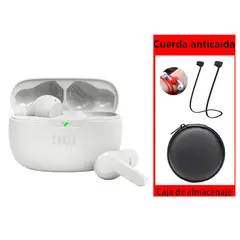 JBL - Audífonos Bluetooth WAVE BEAM T230 NC+ Funda protectora Negro