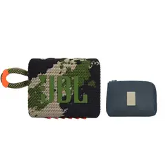 JBL - Parlante GO 3 Bluetooth 5.0 IP67-camuflaje y Estuche