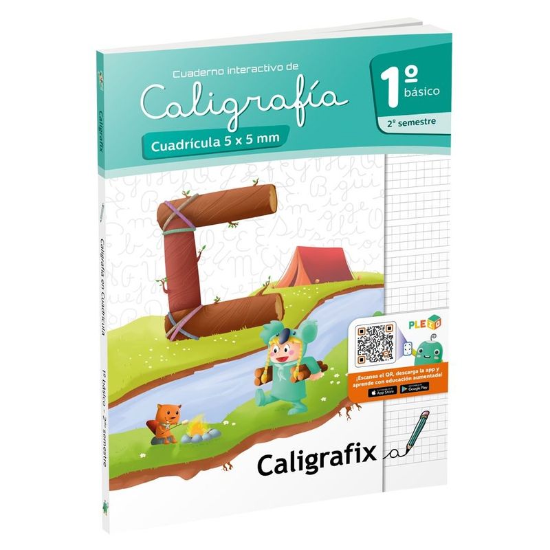 CALIGRAFIX - Caligrafix Cuaderno Caligrafia 1° Basico 2° Semestre Cuadricula Edicion Actualizada