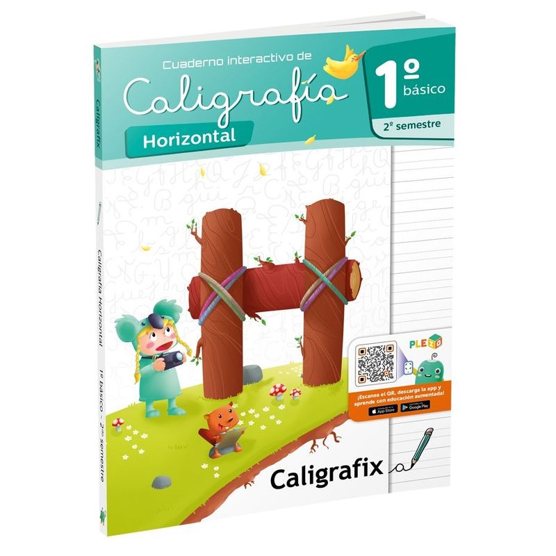 CALIGRAFIX - Caligrafix Cuaderno Caligrafia 1° Basico 2° Semestre Horizontal Edicion Actualizada