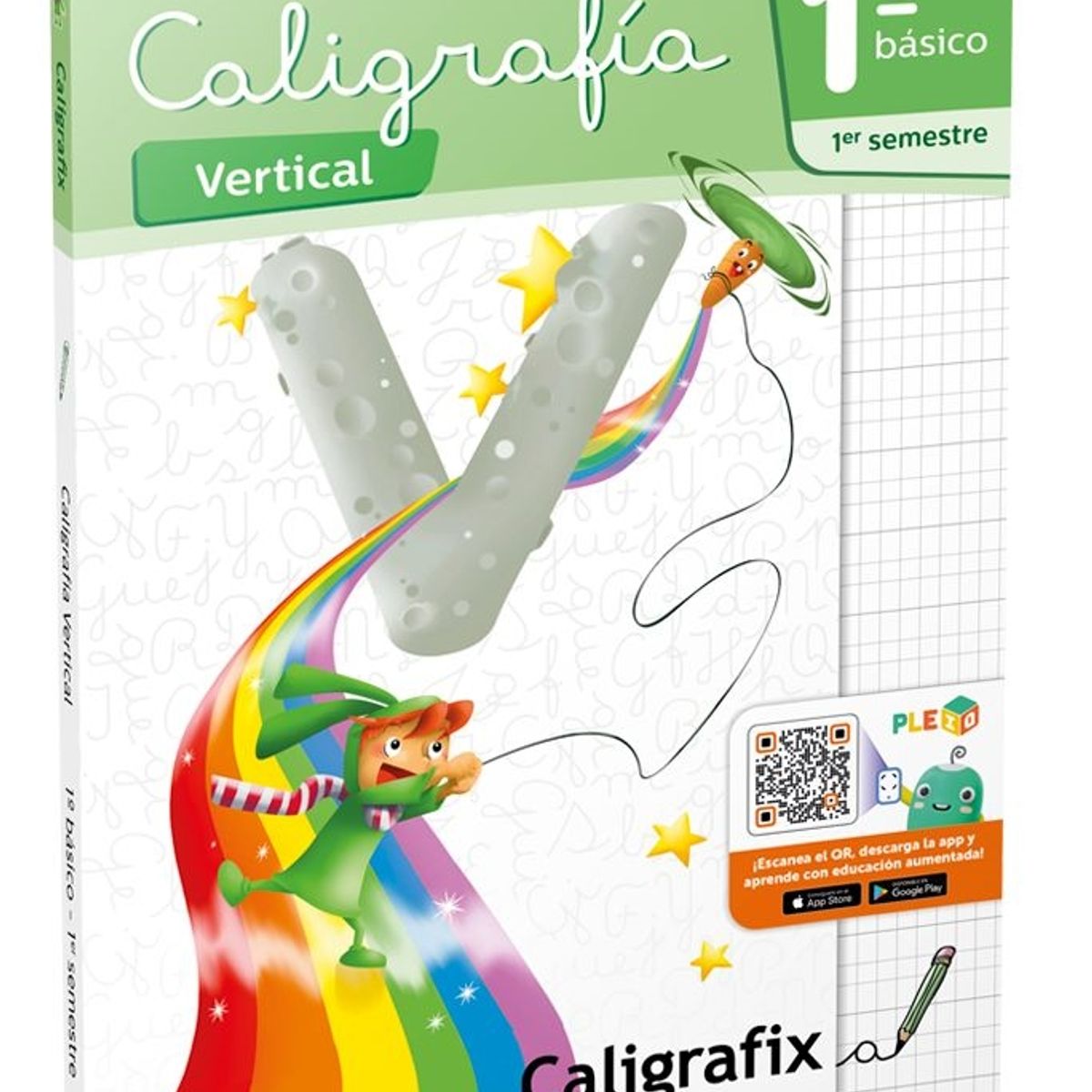 CALIGRAFIX - Caligrafix Cuaderno Caligrafia 1° Basico 1er Semestre Vertical Edicion Actualizada