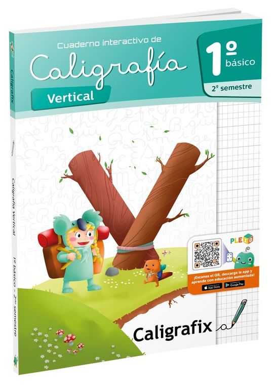 Cuaderno Caligrafia 1 Basico 2 Semestre Vertical Edicion Actualizada
