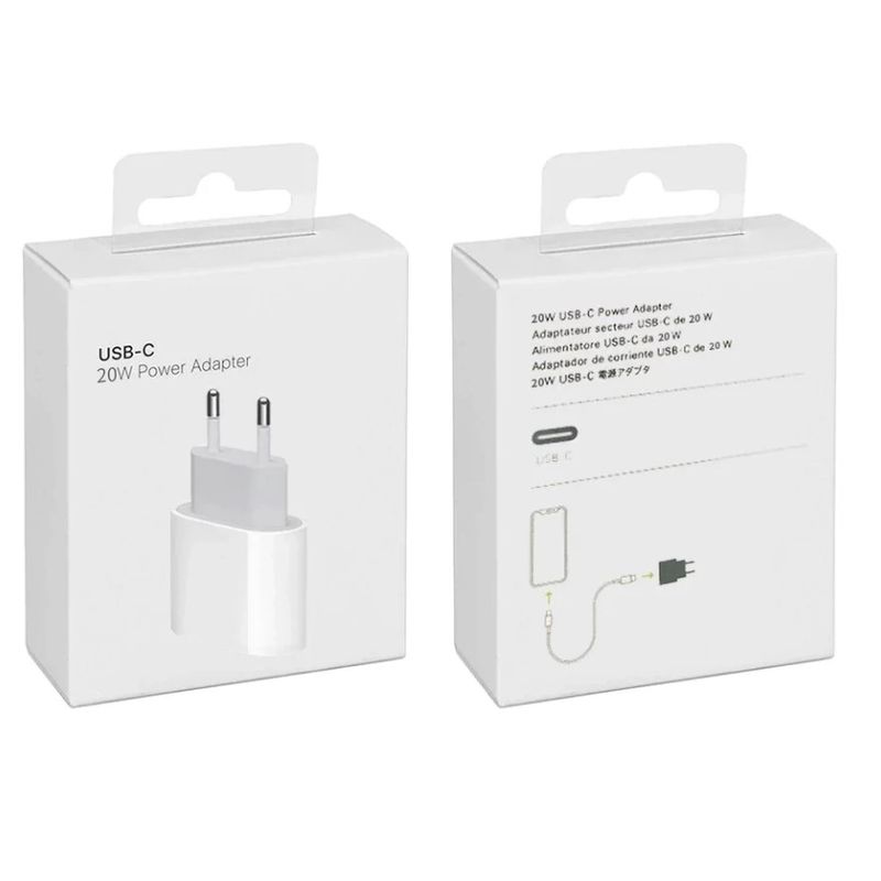 GENERICO - Adaptador Carga Rápida de pared 20 W USB- C para IPhone