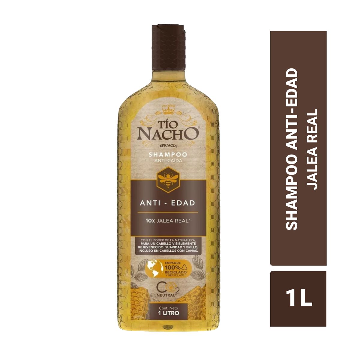 TIO NACHO - Shampoo Tío Nacho Anticaida Anti-edad 1 LT