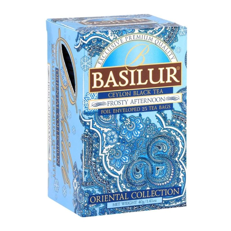 BASILUR - Te Negro Basilur Frosty Afternoon Caja 25 bolsas BASILUR