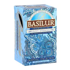 BASILUR - Te Negro Frosty Afternoon Caja 25 bolsas