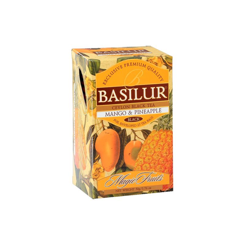 BASILUR - Te Negro Basilur Mango Piña Caja 25 bolsas BASILUR