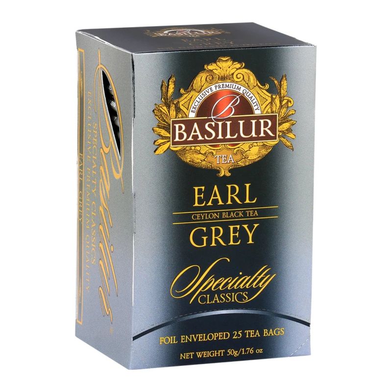 BASILUR - Te Negro Basilur Earl Grey Caja 25 bolsas BASILUR
