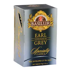 BASILUR - Te Negro Earl Grey Caja 25 bolsas