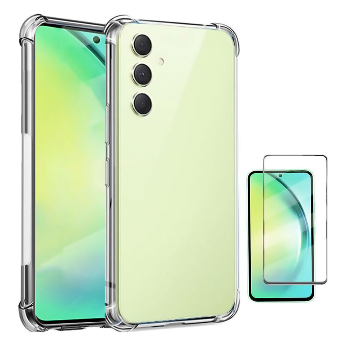 GENERICO - Carcasa Para Samsung A54 5G + Lamina Mica Completa