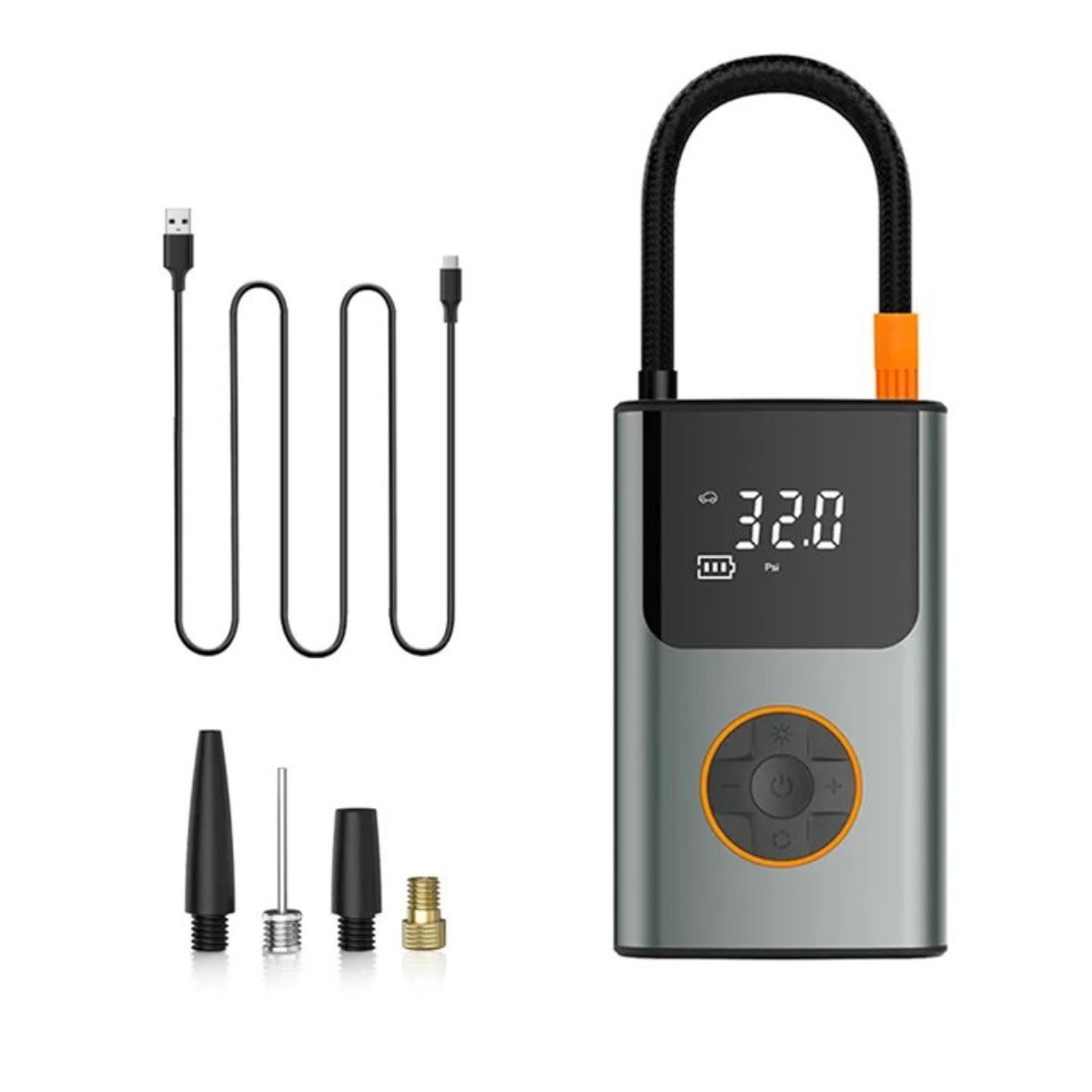 GENERICO - Compresor De Aire Portátil Digital 50 Watt 150 Psi