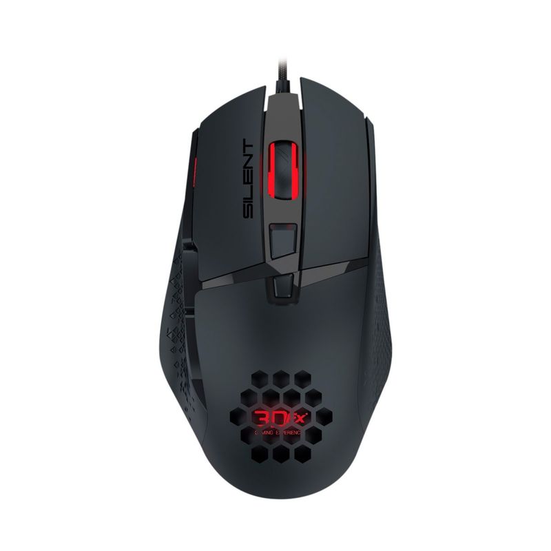 3DFX - Mouse Gamer 3dfx Silent 6400 Dpi Rgb Negro