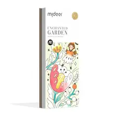 MIDEER - Libreta De Acuarelas Para Pintar Motivo Jardín Encantado