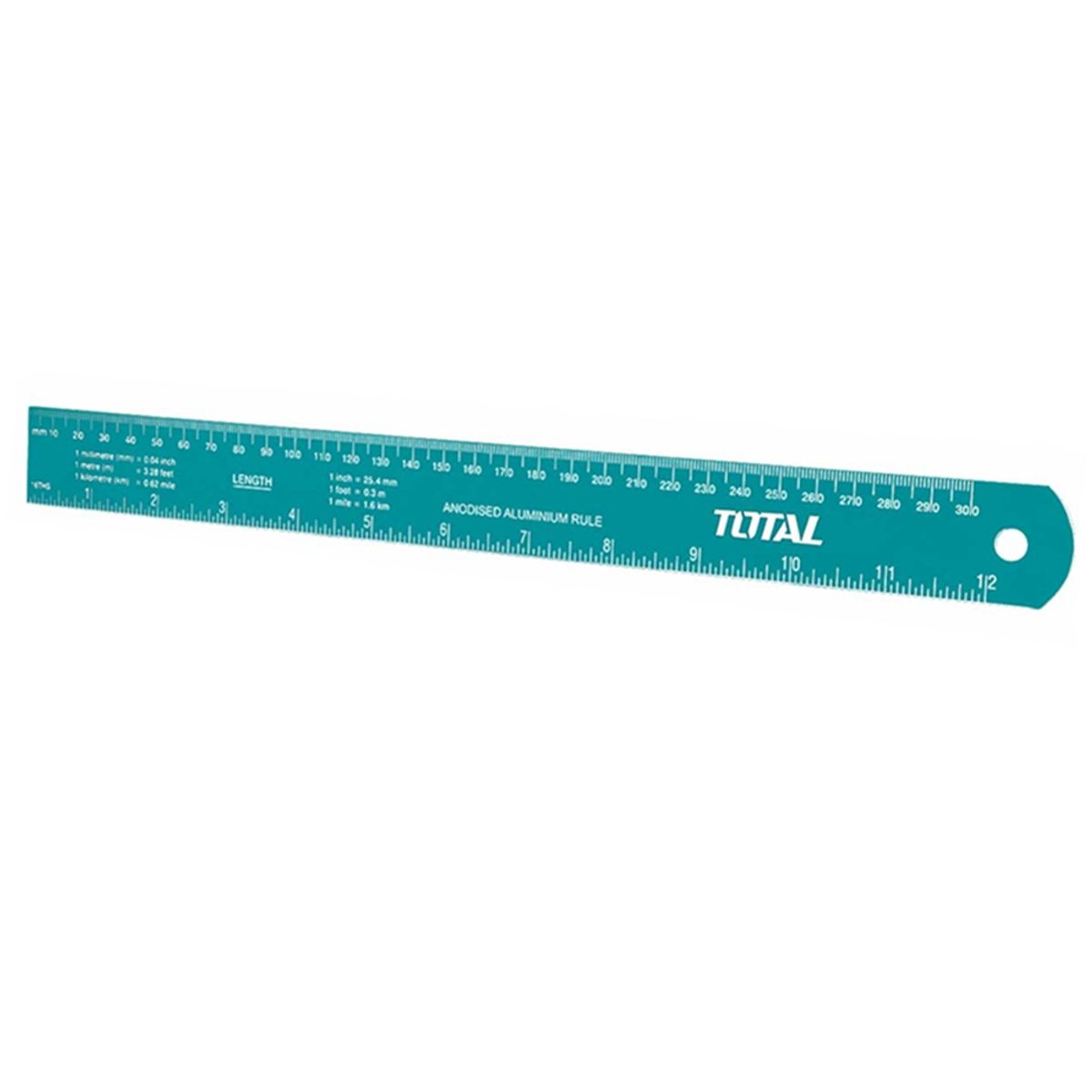 TOTAL TOOLS - Regla Precisión De Aluminio 30cm Total Tmt633002