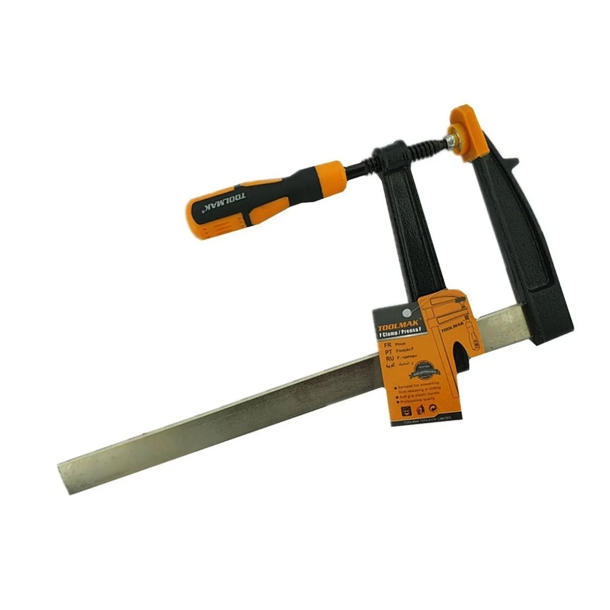 GENERICO - Prensa F Sargento Carpintero De 50 X 200 Mm Toolmak