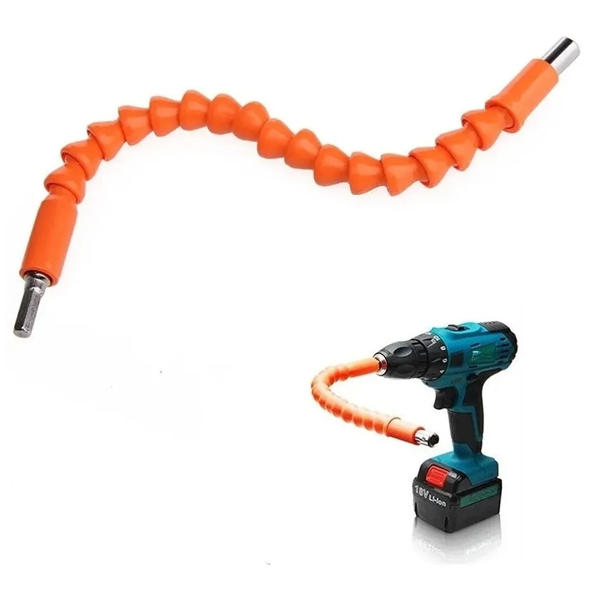 GENERICO - Juego De Extension Flexible Para Taladro Destornillador Tmk