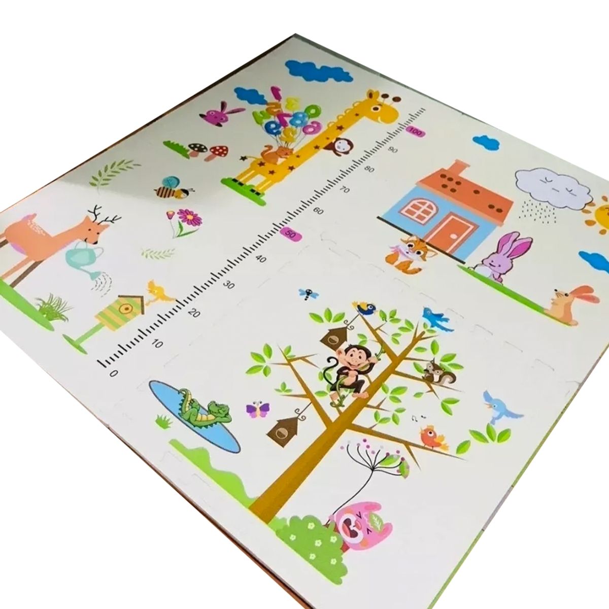 GENERICO - Alfombra Piso Goma Eva 4 Laminas De 60×60cm