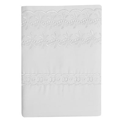Imagen 2 del producto Fundas De Almohadas 50X70 Broderie Blanco 200 Hilos