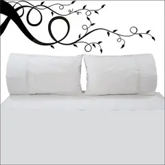 VICTORIANAS - Juego De Sabanas Queen Broderie Clasico Blanco 200 Hilos