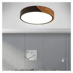PUREPOWER - Moderna de madera de techo de led luces colgantes dormitorio lámparas