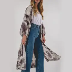 GUINDA - Kimono tie dye Lirio