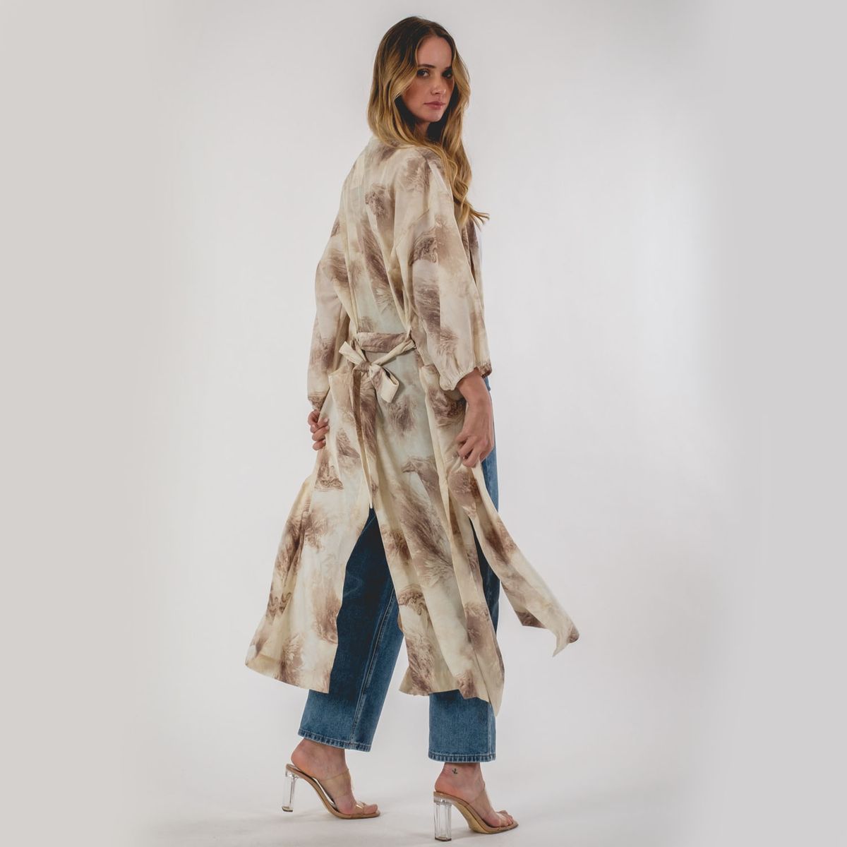 GUINDA - Kimono tie dye GUINDA Lirio