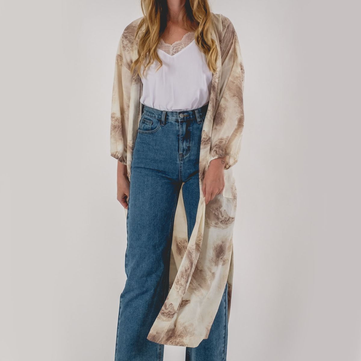 GUINDA - Kimono tie dye GUINDA Lirio