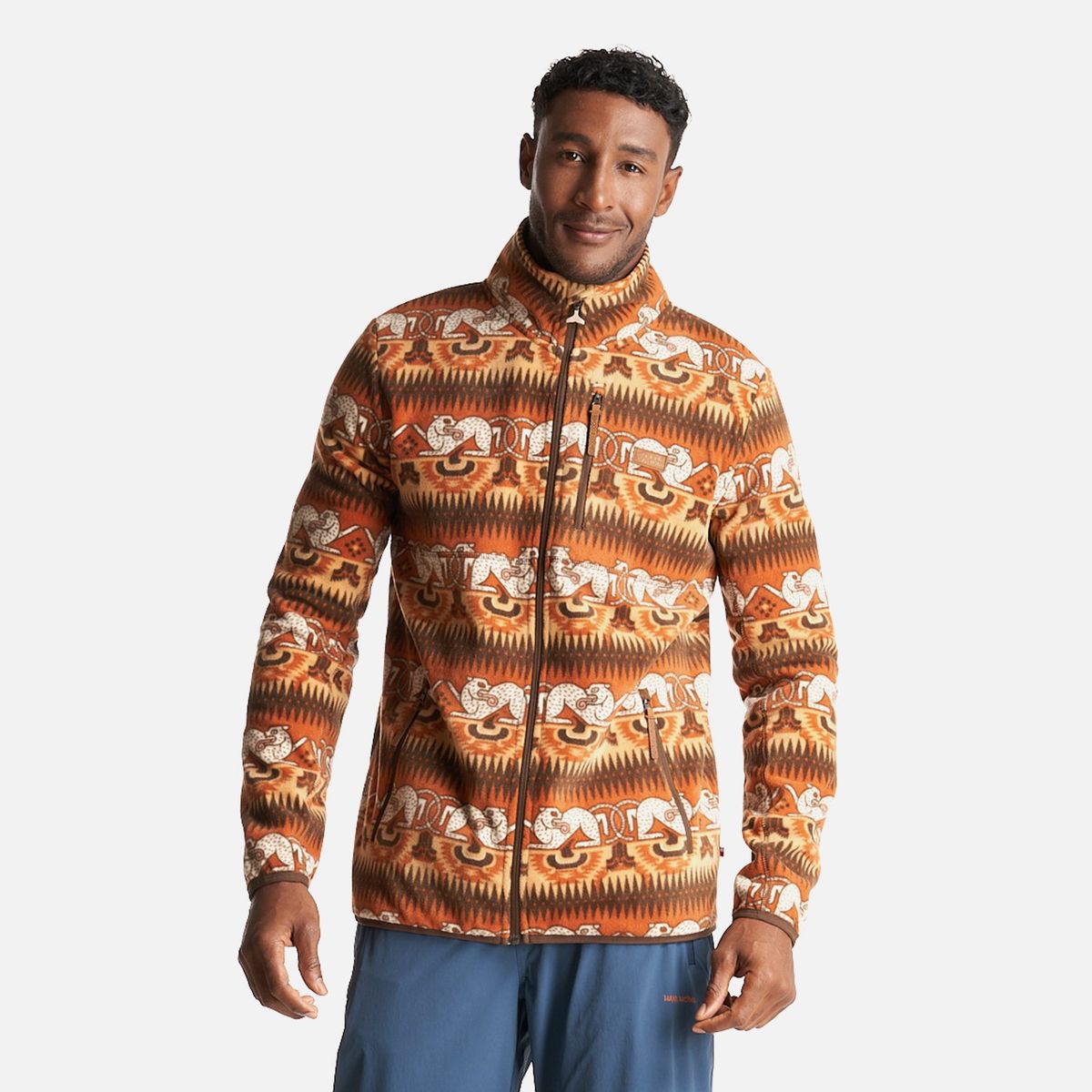 HAKA HONU - Chaqueta Hombre Tokerau Pro Print Terracota Haka Honu.