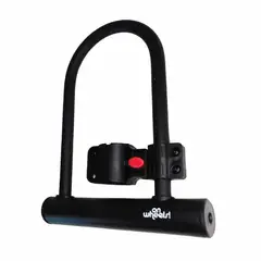 ONWHEELS - Candado U-lock Corto Con Soporte - Negro