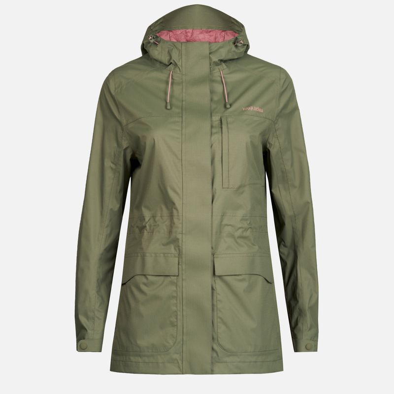 HAKA HONU - Chaqueta Mujer Kauai Verde Militar Haka Honu