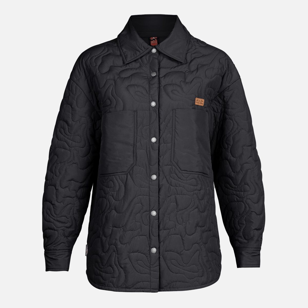 HAKA HONU - Camisa Mujer Psicodelica Negro Haka Honu