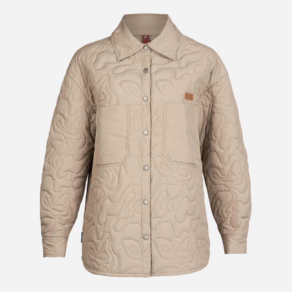 HAKA HONU - Camisa Mujer Psicodelica Taupe Haka Honu