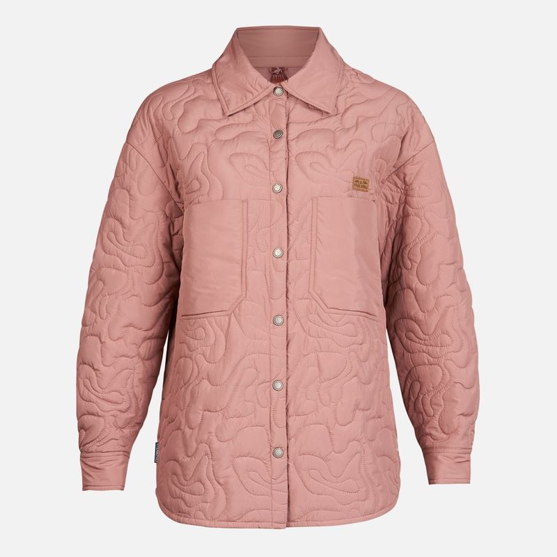 HAKA HONU - Camisa Mujer Psicodelica Palo Rosa Haka Honu