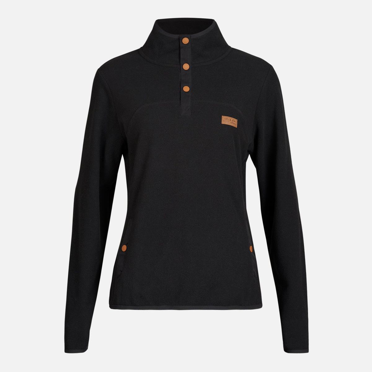 HAKA HONU - Poleron Mujer Tokerau Negro Haka Honu