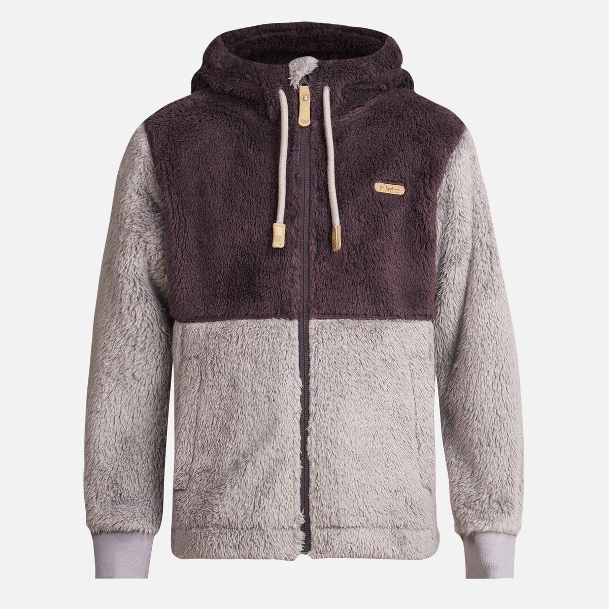 LIPPI - Chaqueta Niña Bear Shaggy-Pro Hoody Jacket Burdeo/Malva Lippi